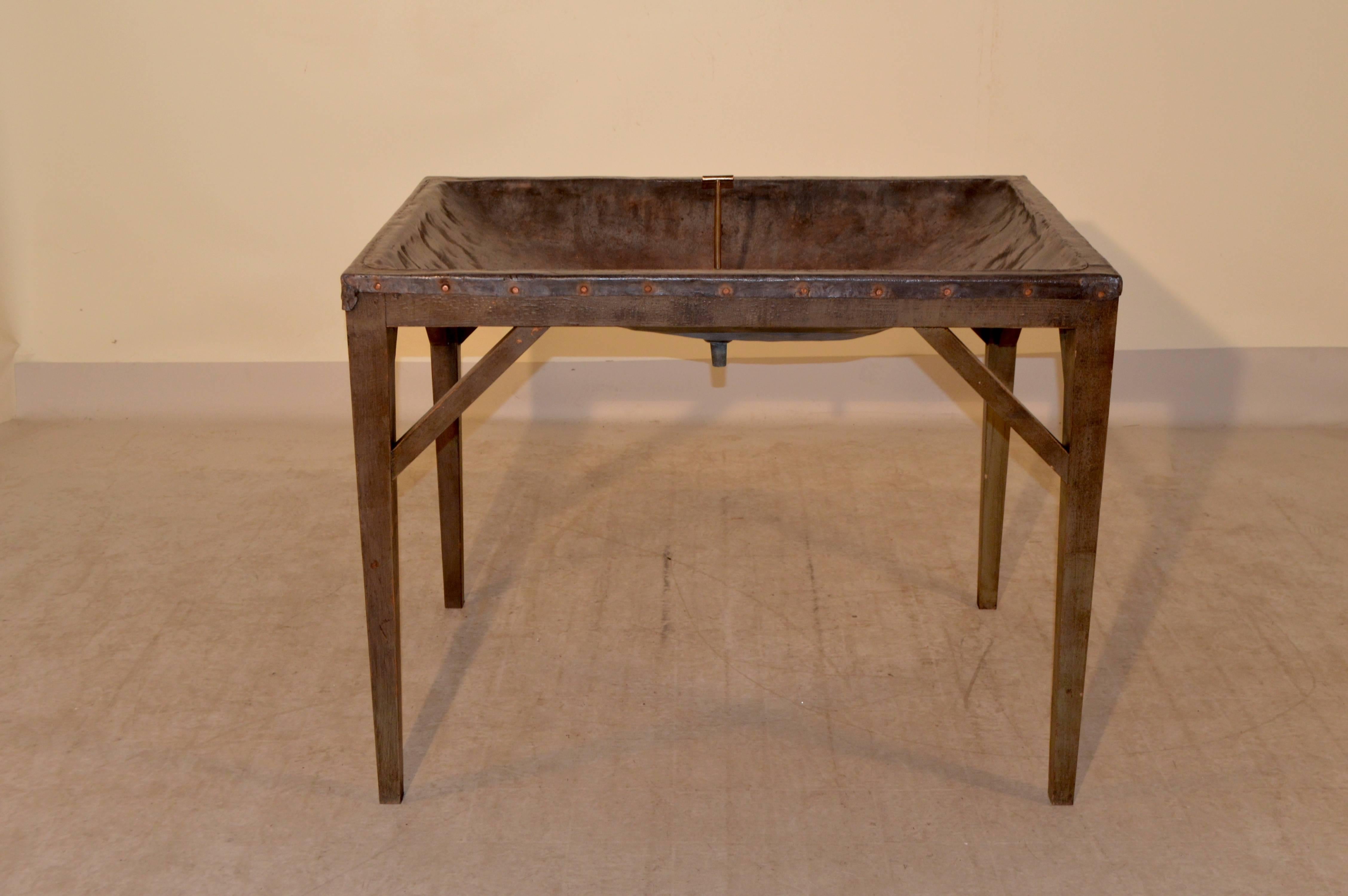 Victorian 19th Century English Dairy Skimming Table For Sale