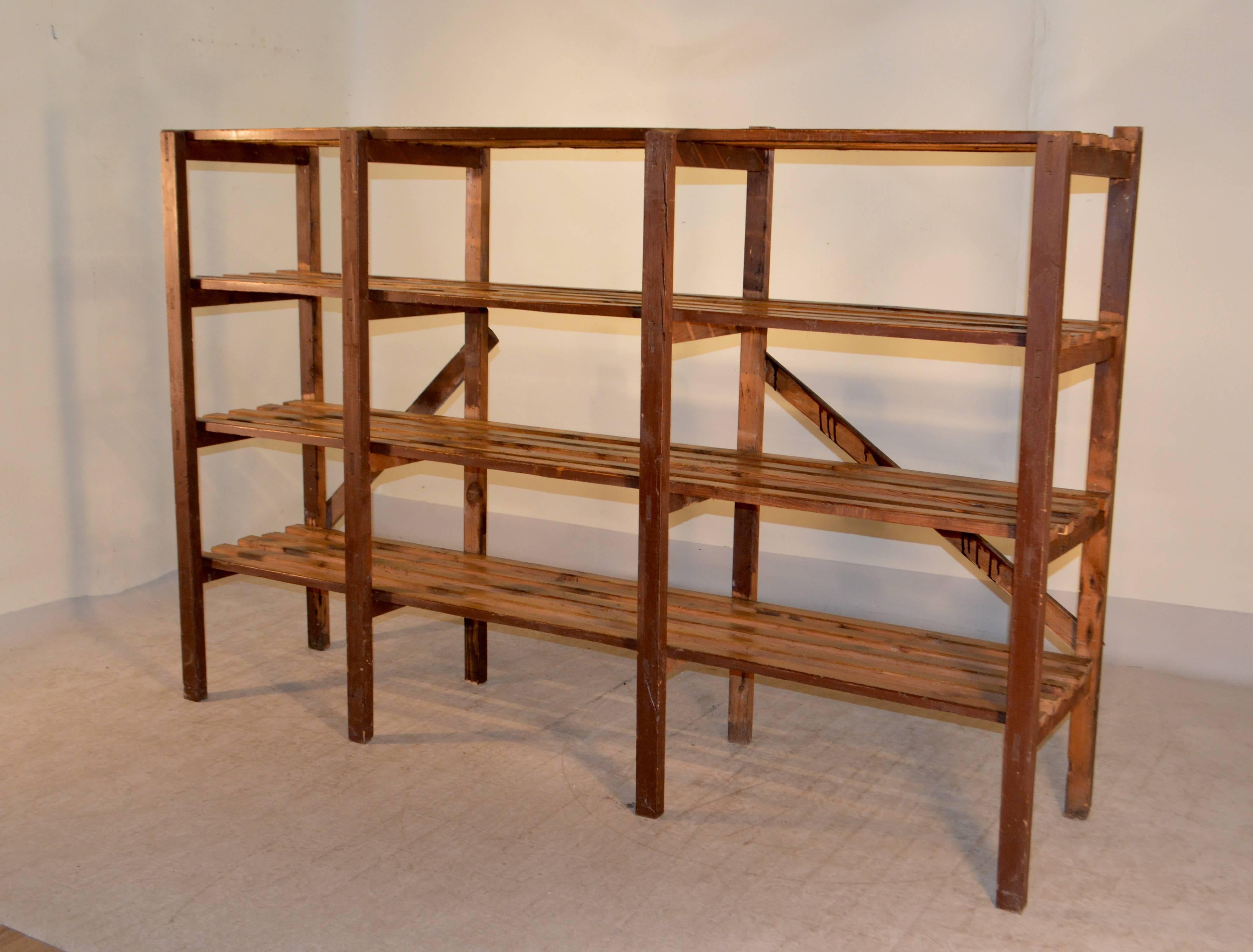 Rustic 19th Century French Baguette Rack