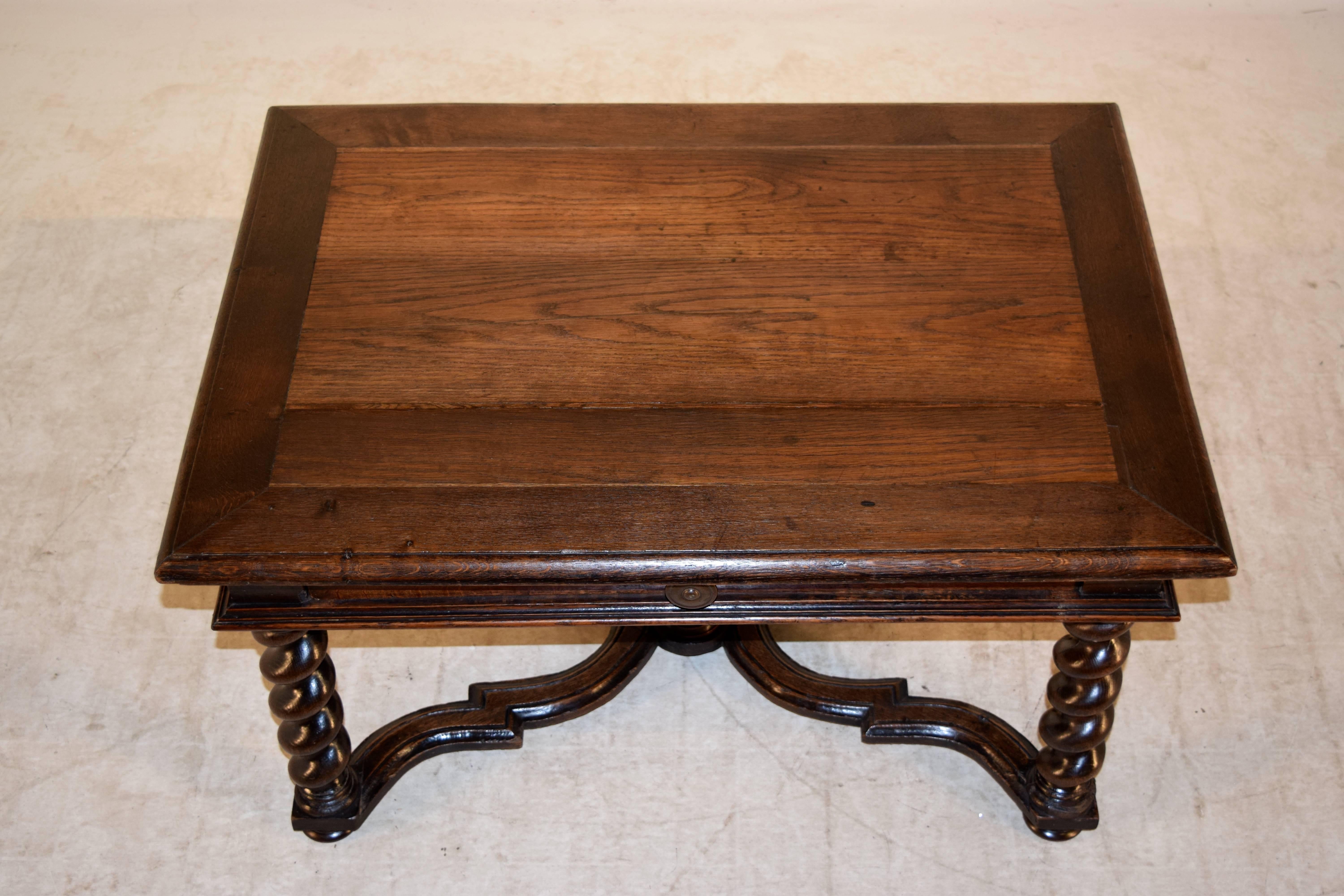 Iron 19th Century French Barley Twist Coffee Table