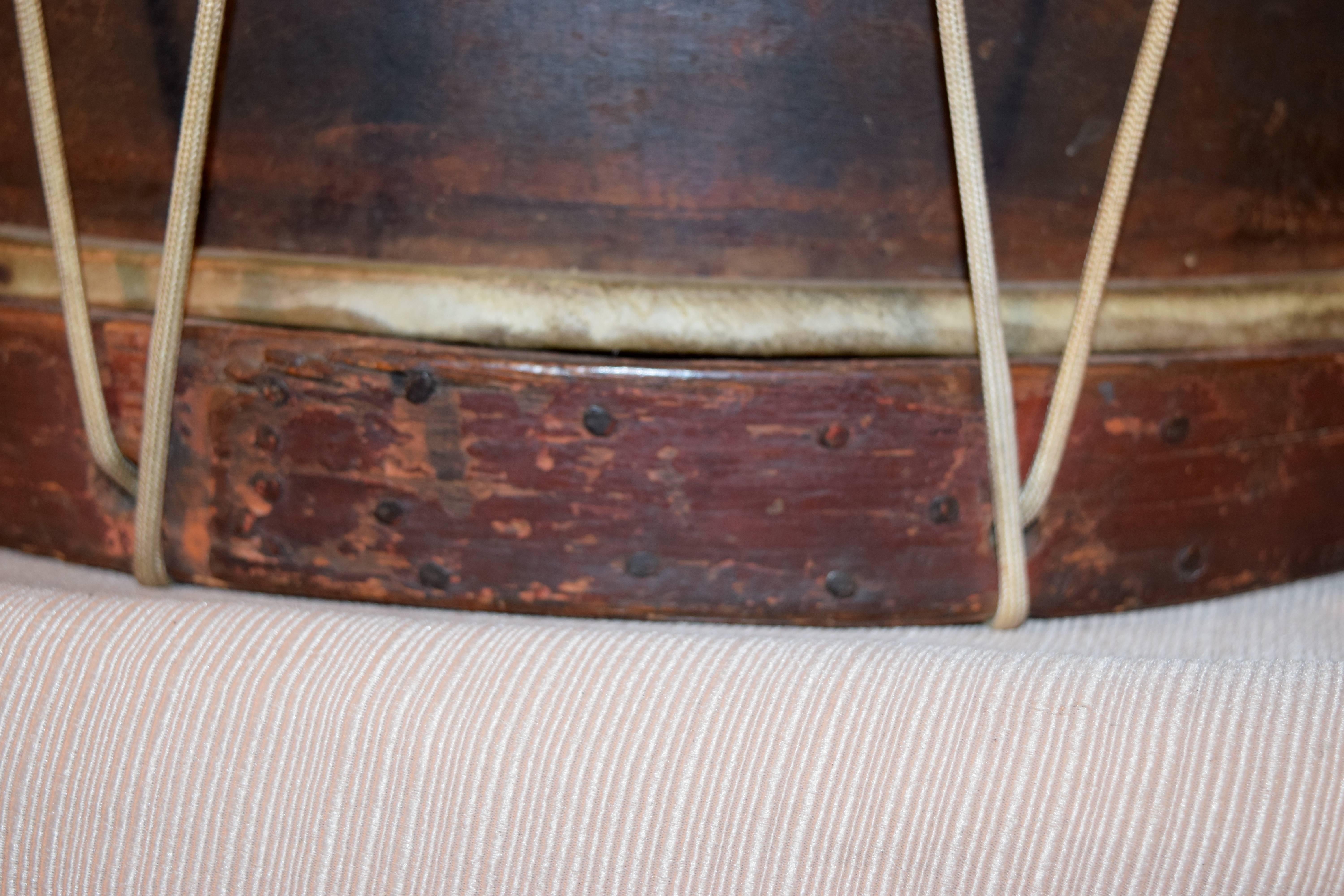Wood 19th Century Militia Snare Drum