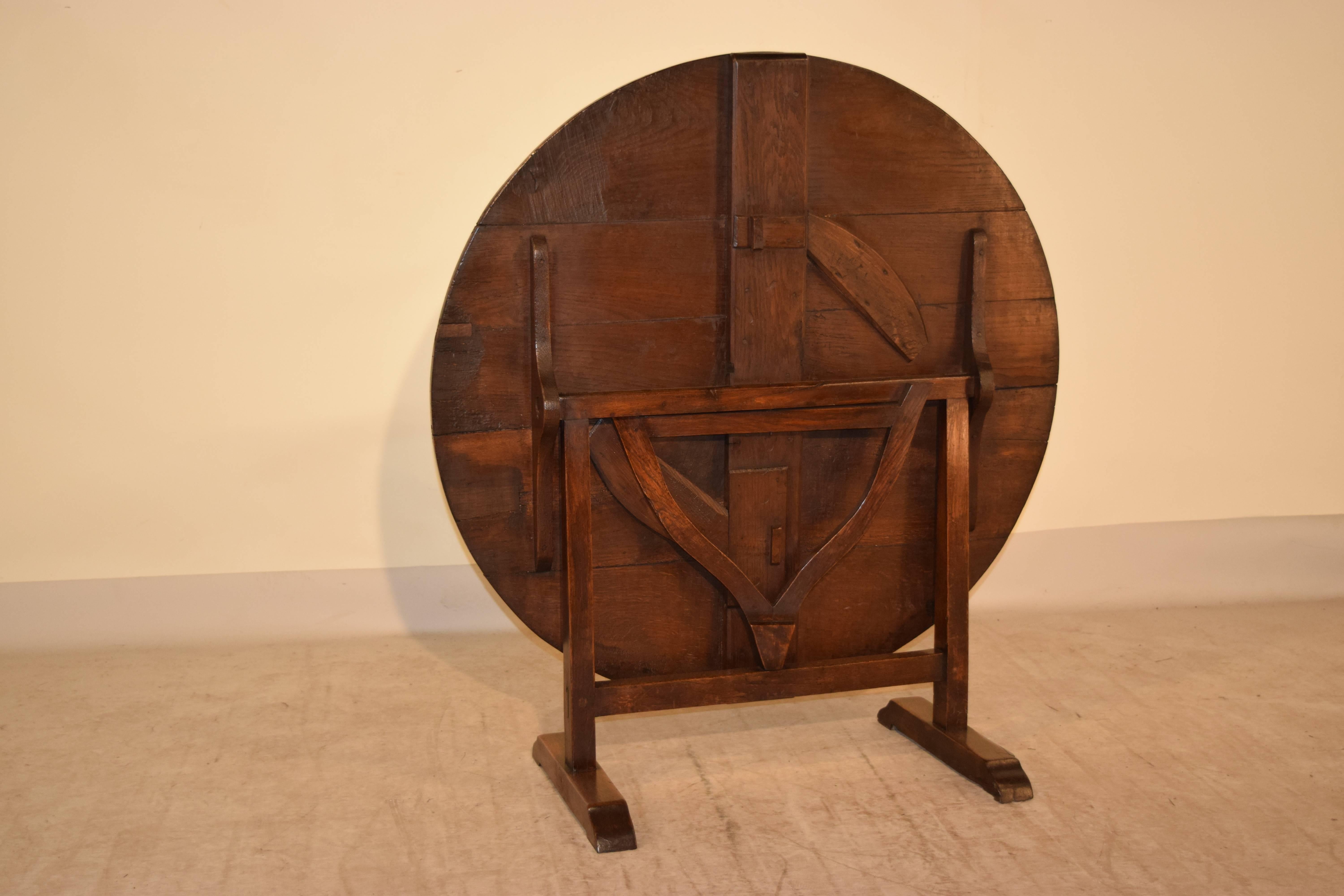 Rustic 19th Century French Wine Table