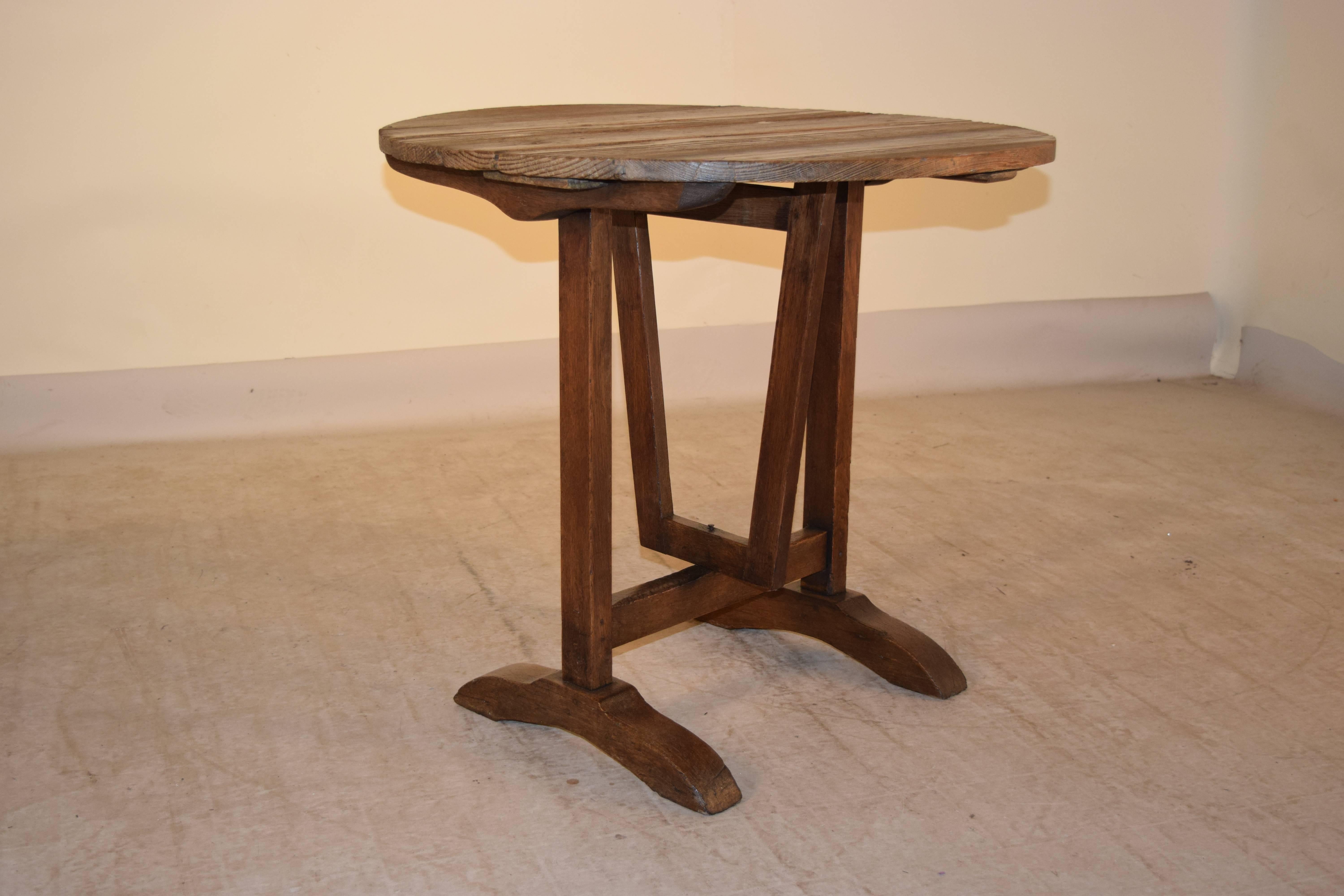 Rustic 19th Century French Wine Table