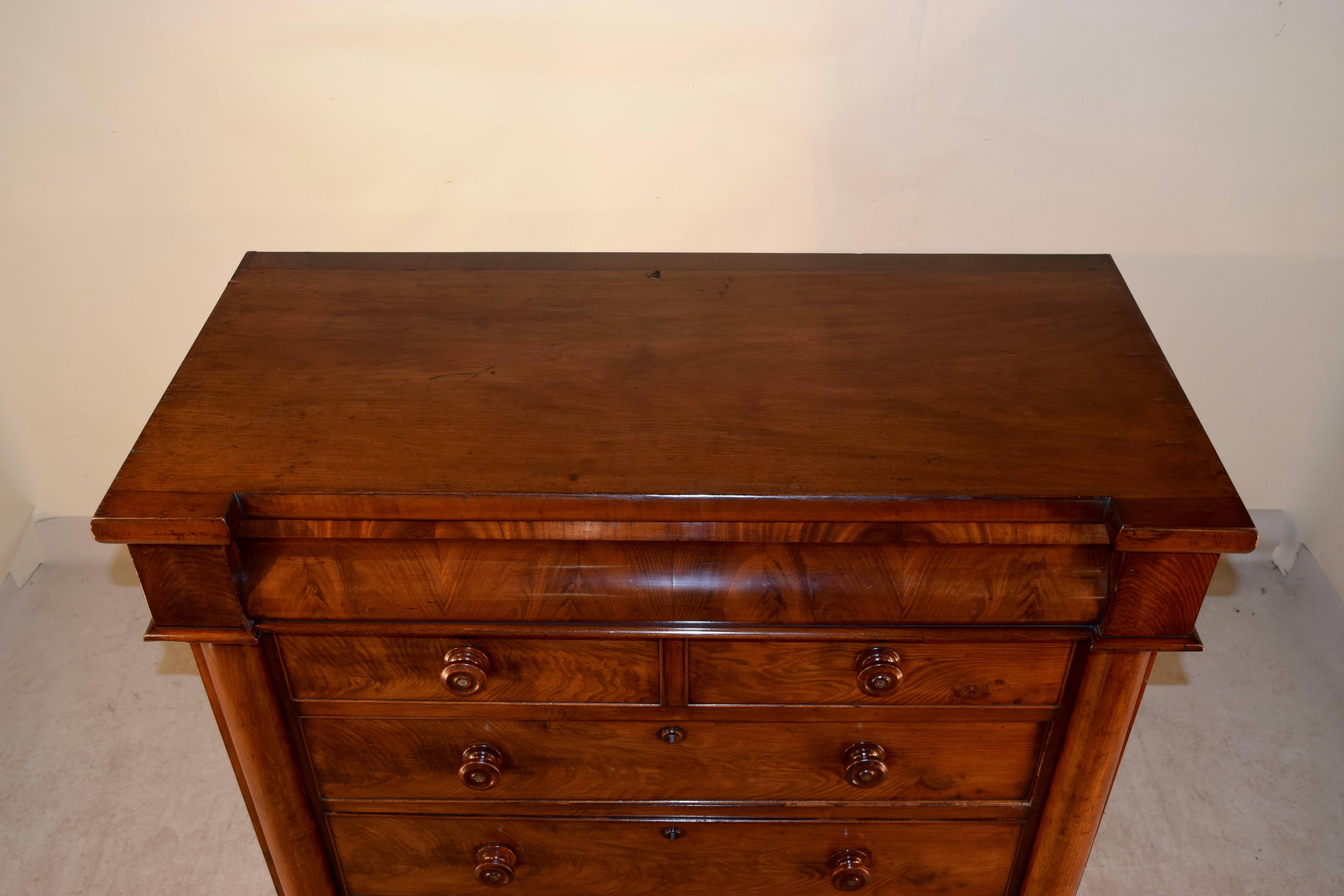 Scottish 19th Century Large English Mahogany Chest of Drawers