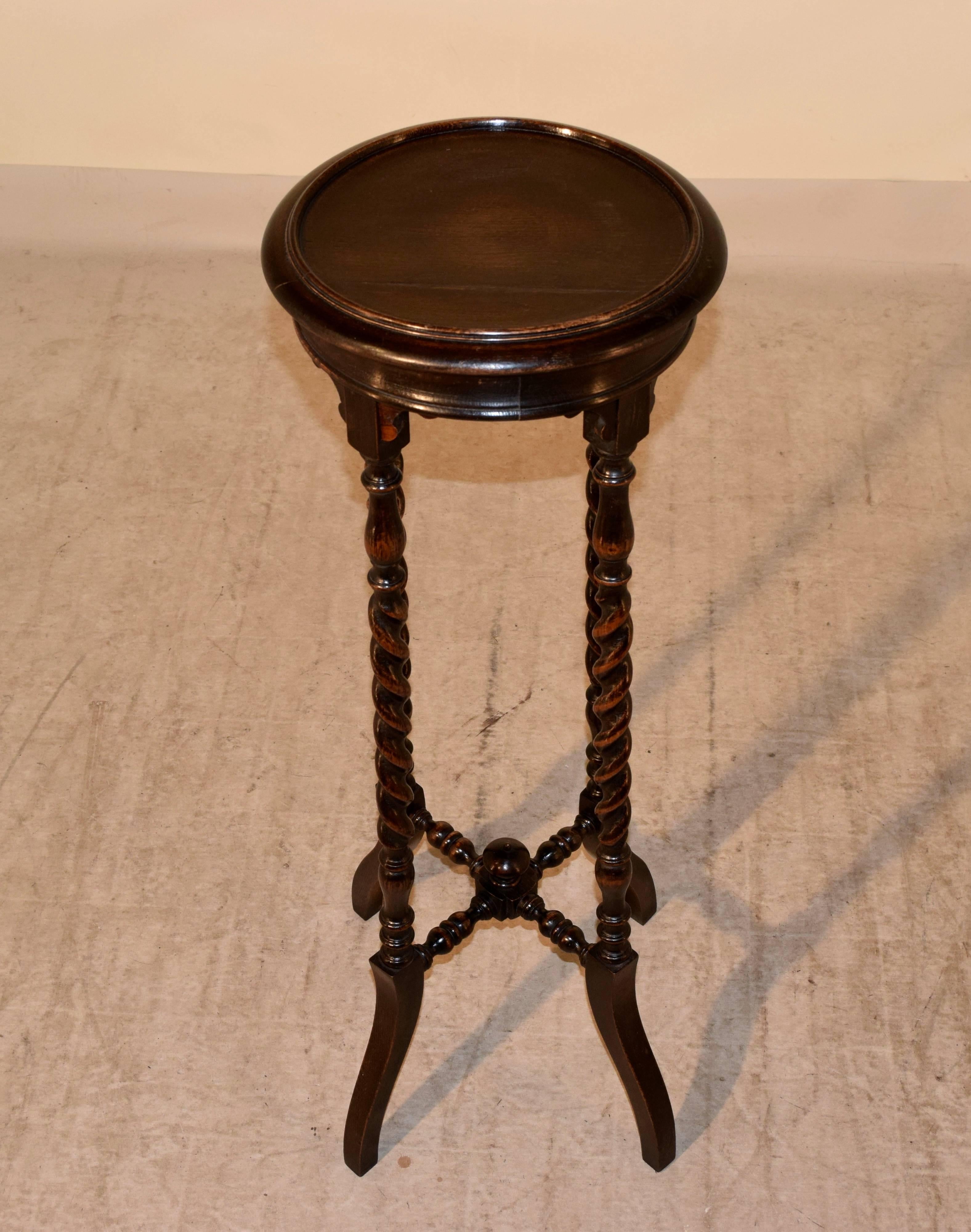 Turned Late 19th Century English Plant Stand