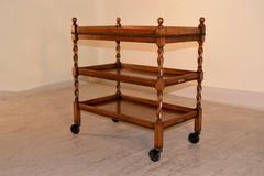 English Oak Drink Cart, circa 1900