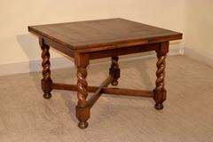 Large Draw-Leaf Table, circa 1900