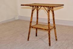 19th Century Tortoise Bamboo Side Table