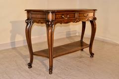 19th Century French Console with Cabriole Legs