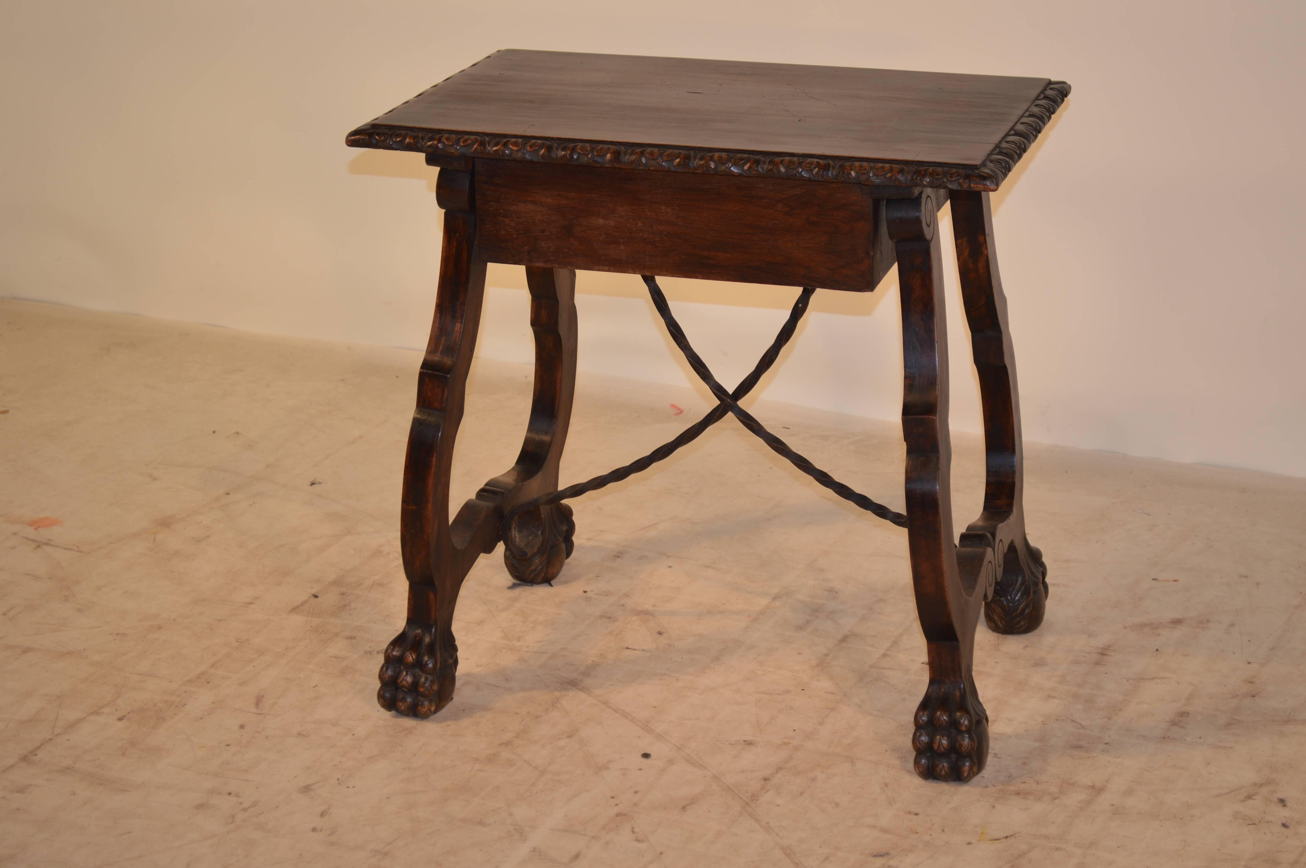 Baroque Italian Side Table, circa 1900