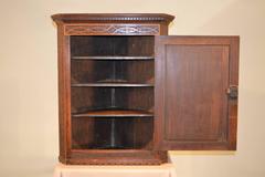 18th Century English Hanging Corner Cupboard