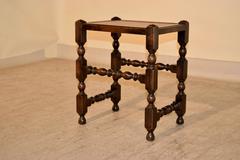 19th Century English Cane Top Stool