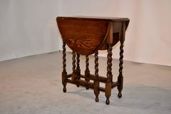 English Gate Leg Table, circa 1900
