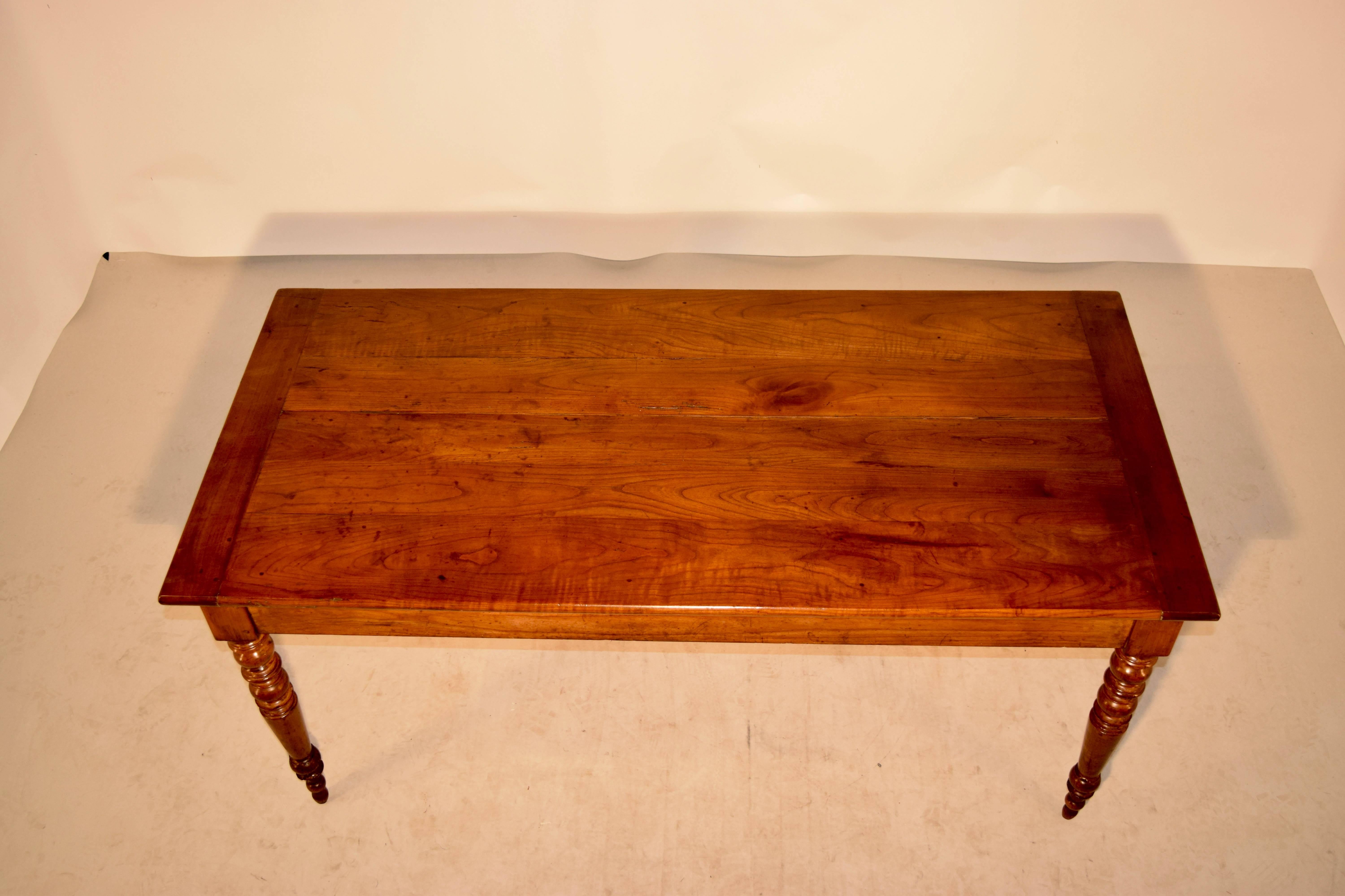 Louis Philippe 19th Century French Farm Table