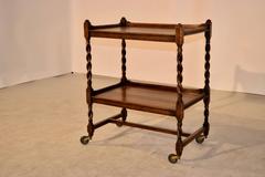 English Oak Drinks Cart, circa 1900