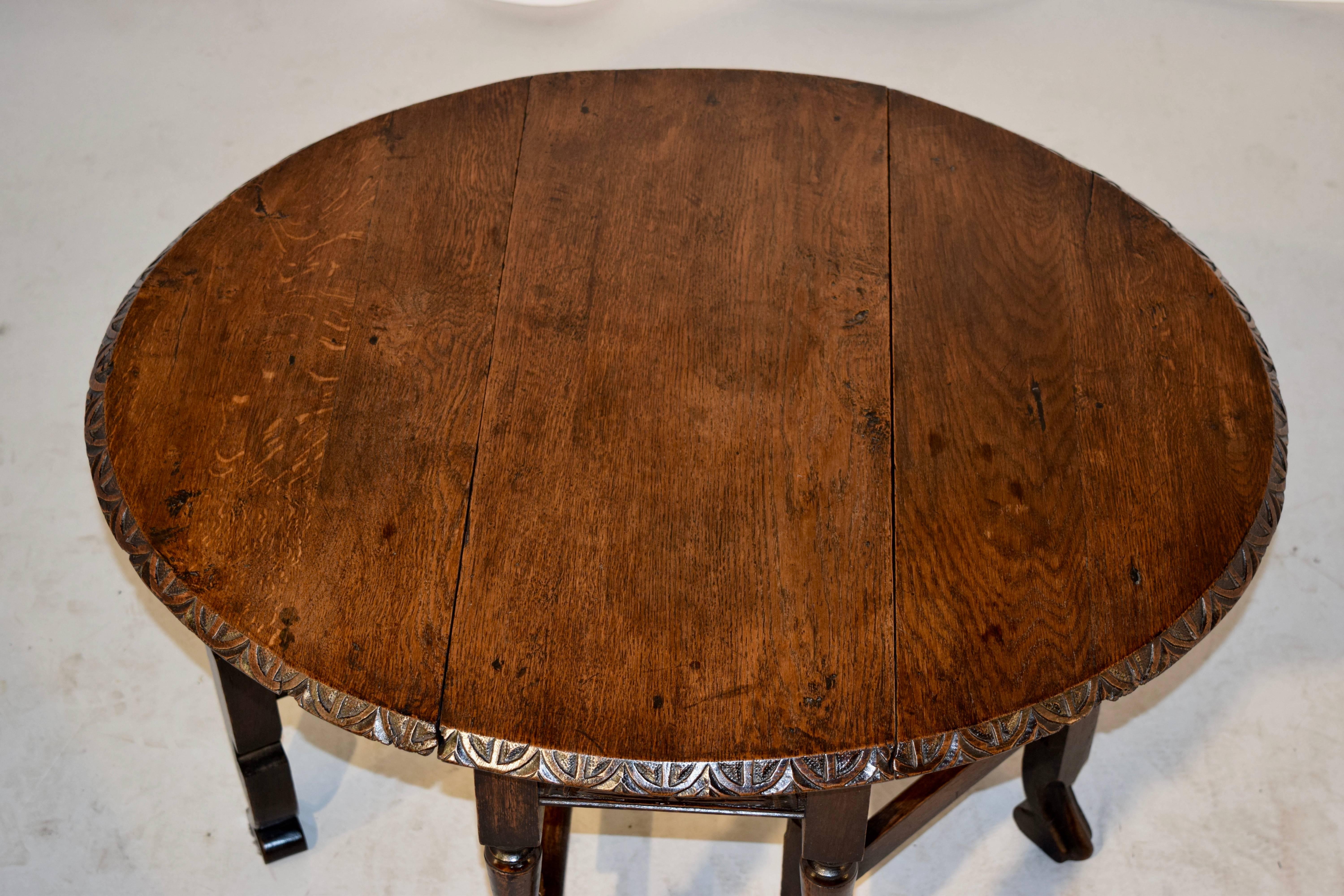 18th Century English Oak Gateleg Table 1