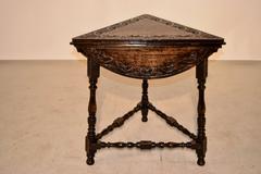 19th Century English Handkerchief Table