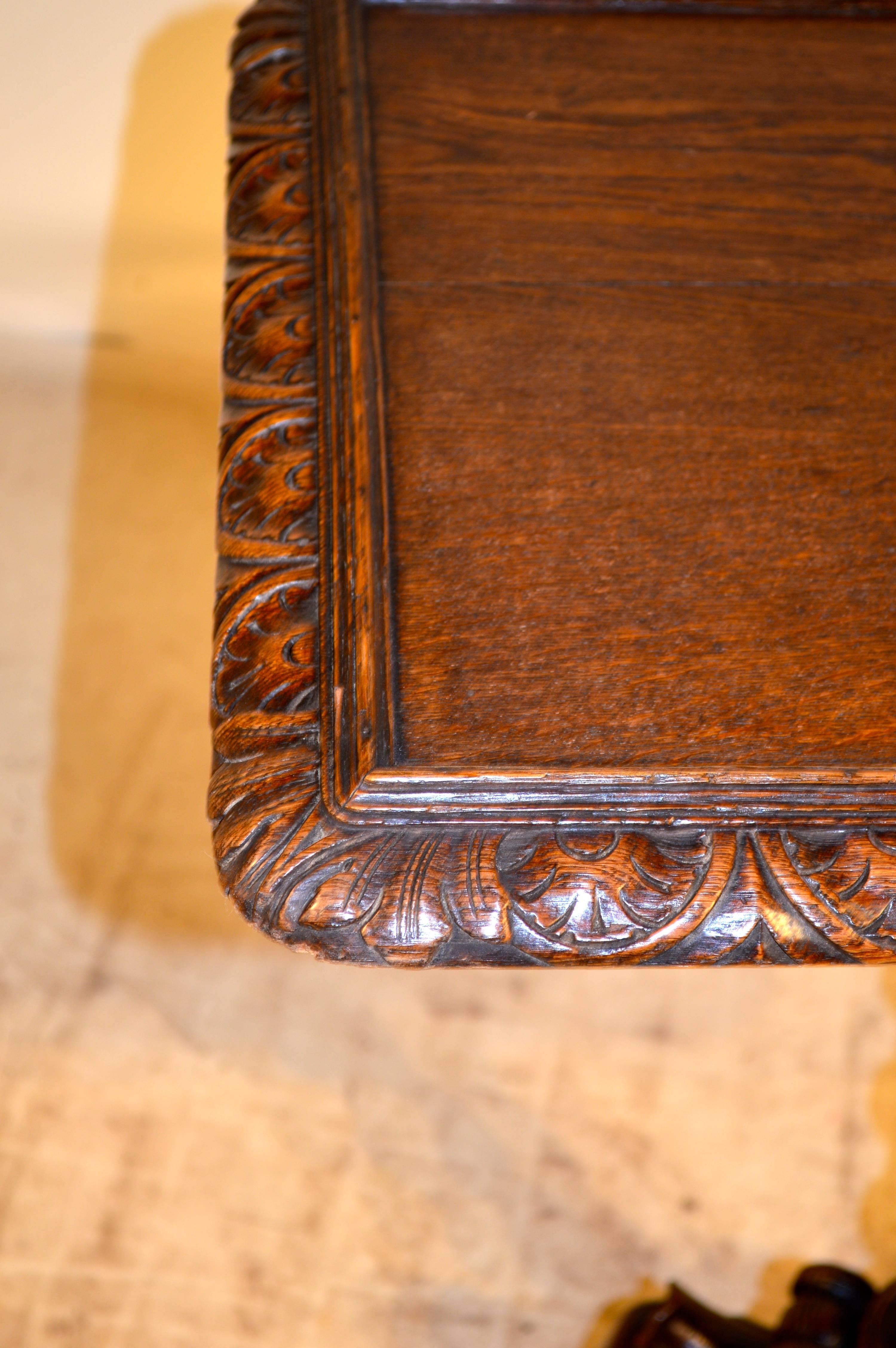 19th Century French Pedestal Side Table 1