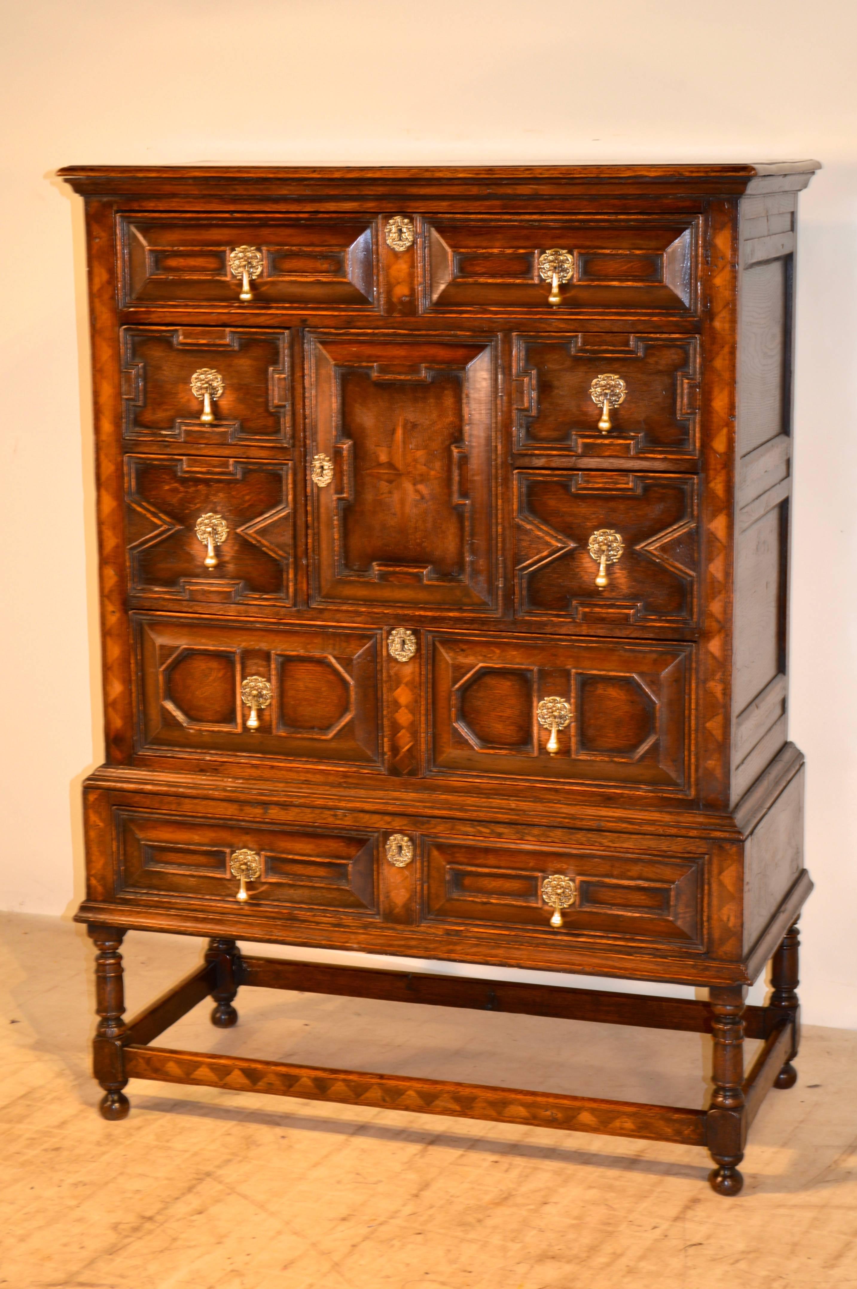 Edwardian Chest on Stand, circa 1900