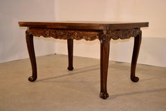 19th Century French Table with Draw Leaves