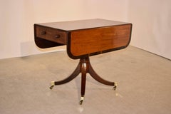 19th Century Mahogany Sofa Table with Coromandel Banding