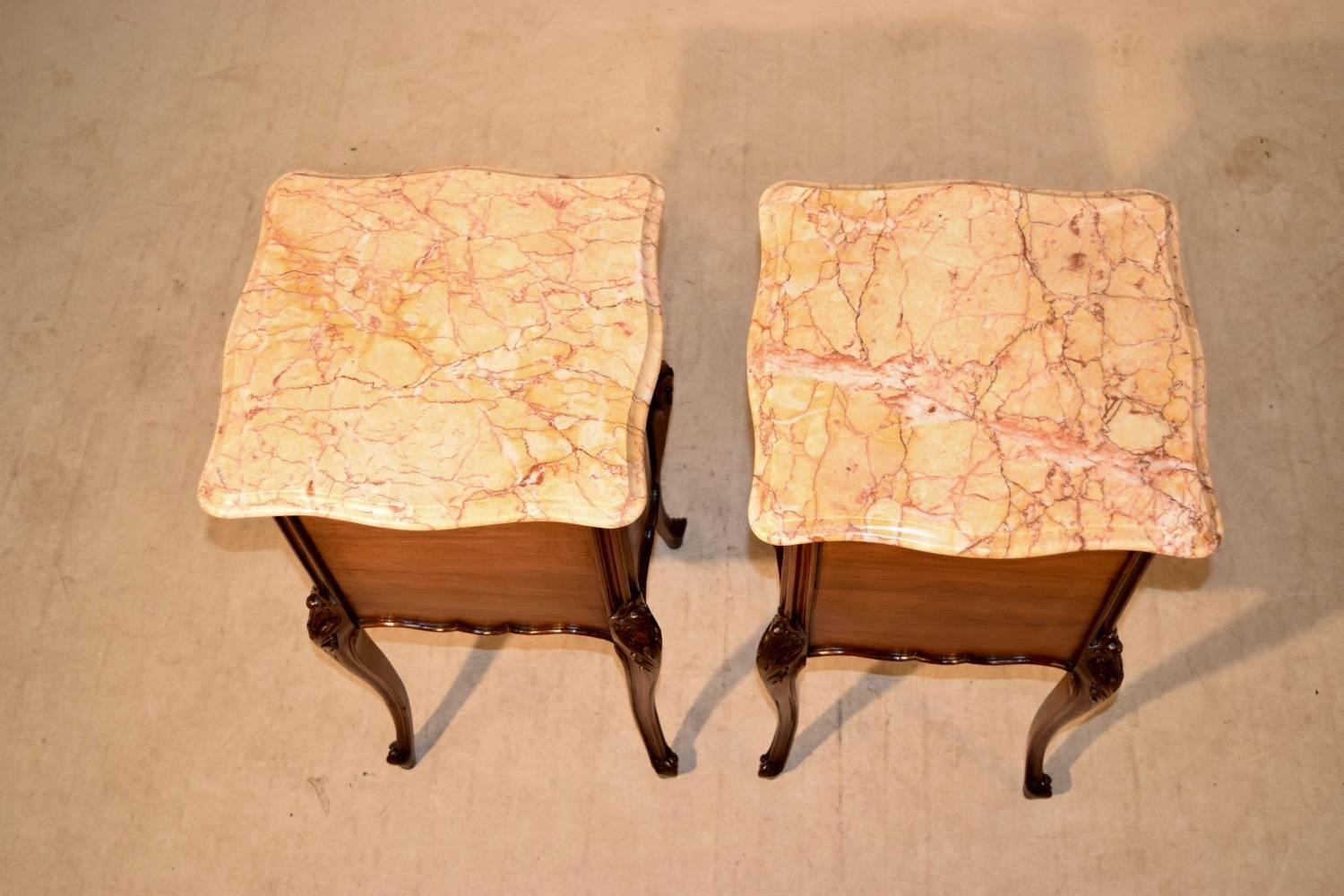 19th Century Pair of French Bedside Tables 2