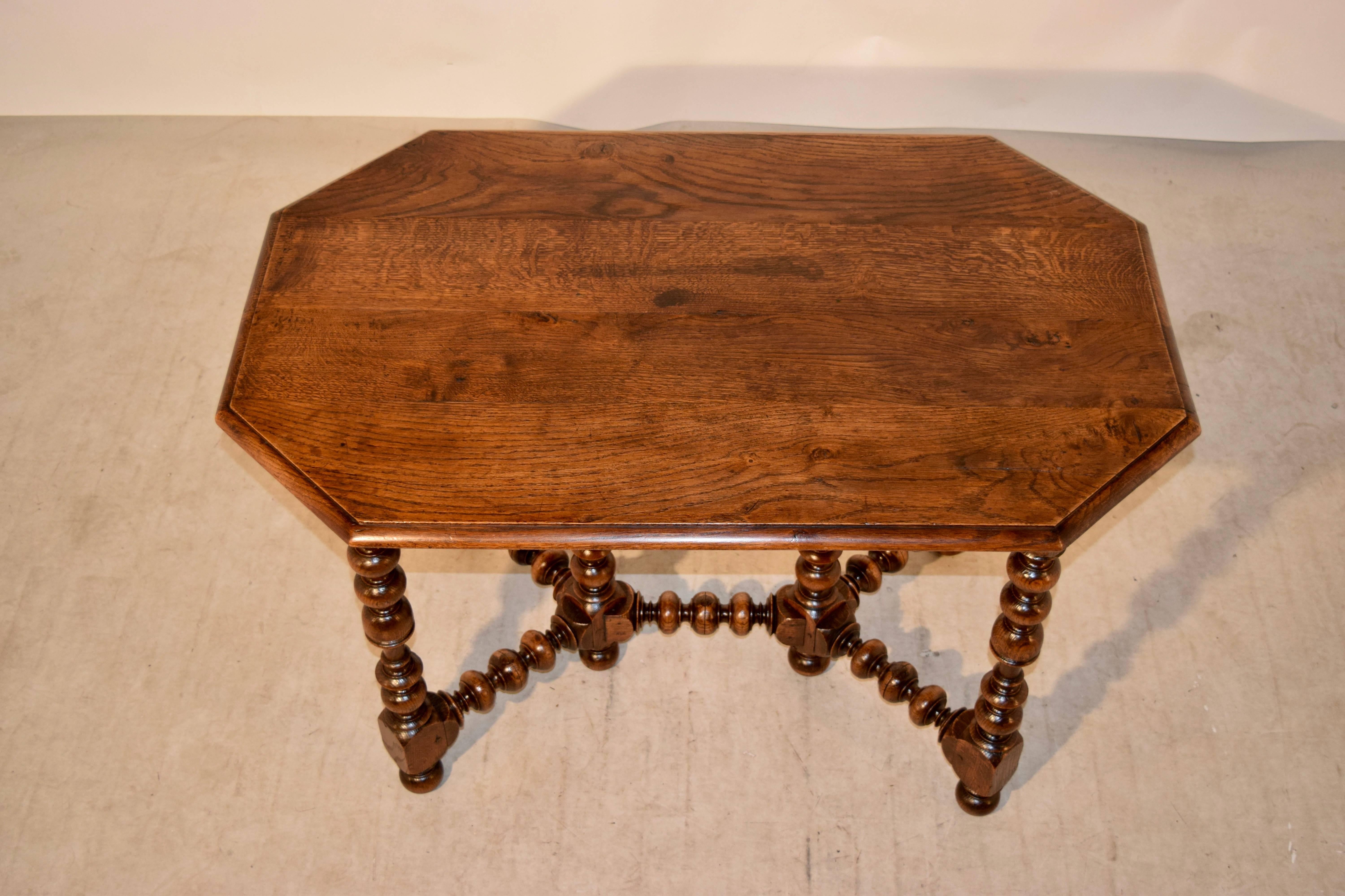 Turned 19th Century French Centre Table