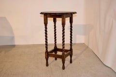 English Oak Round Occasional Table, c. 1900