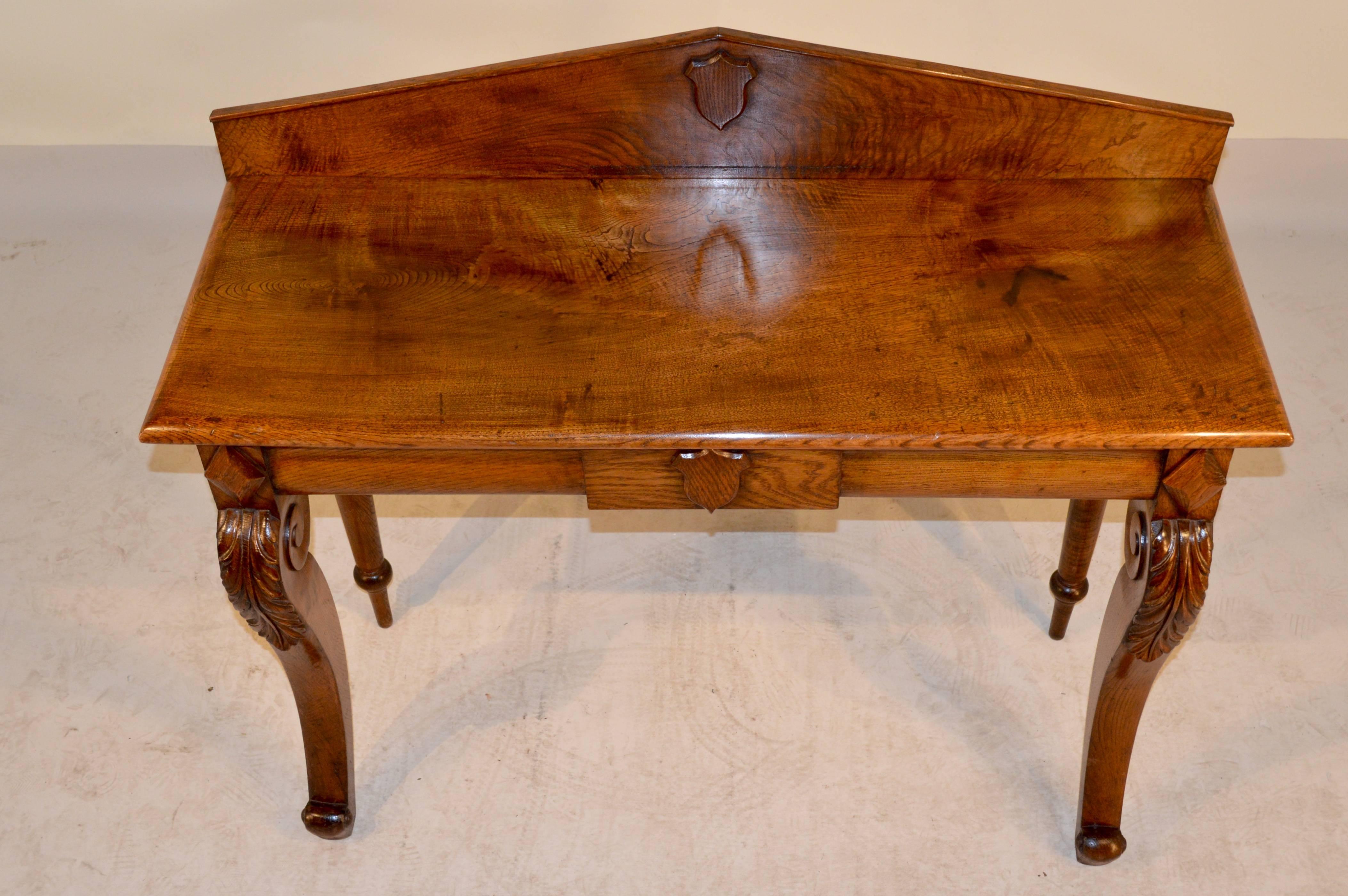 19th Century English Console Table In Good Condition In High Point, NC