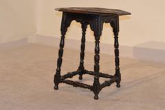 19th Century English Oak Octagonal Side Table