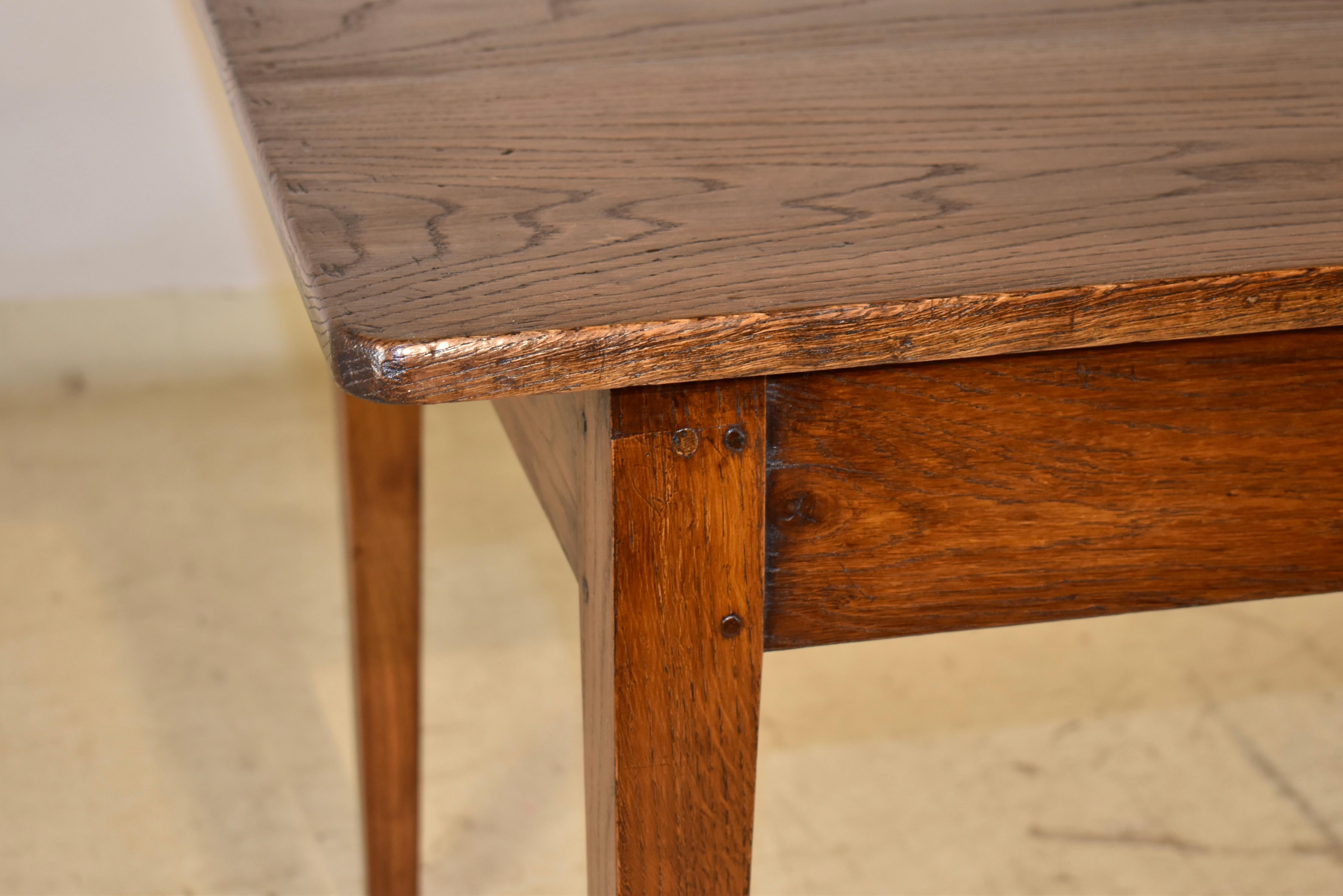 18th Century Chestnut Farm Table from France For Sale 1