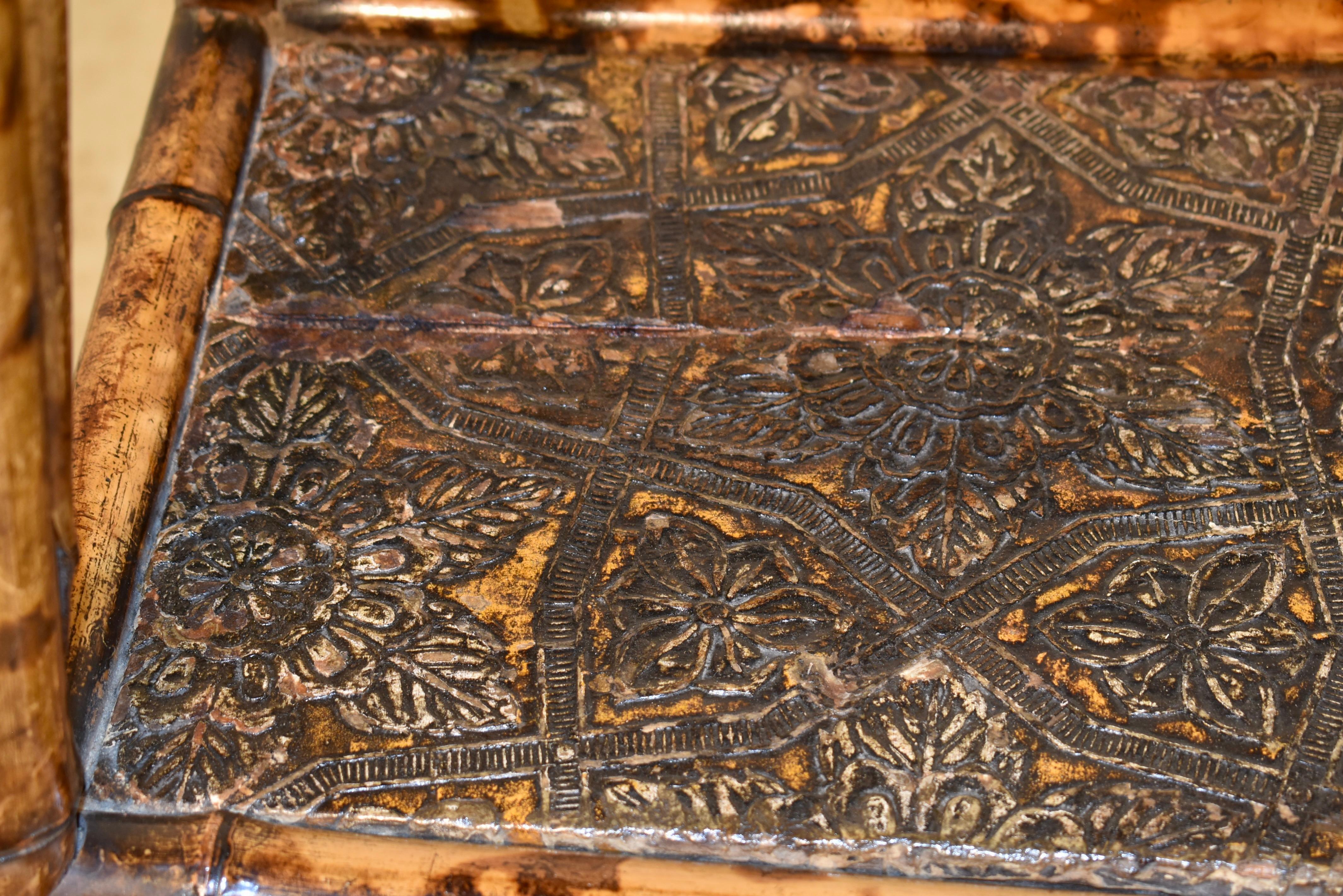 19th Century Tortoise Bamboo Side Table For Sale 6