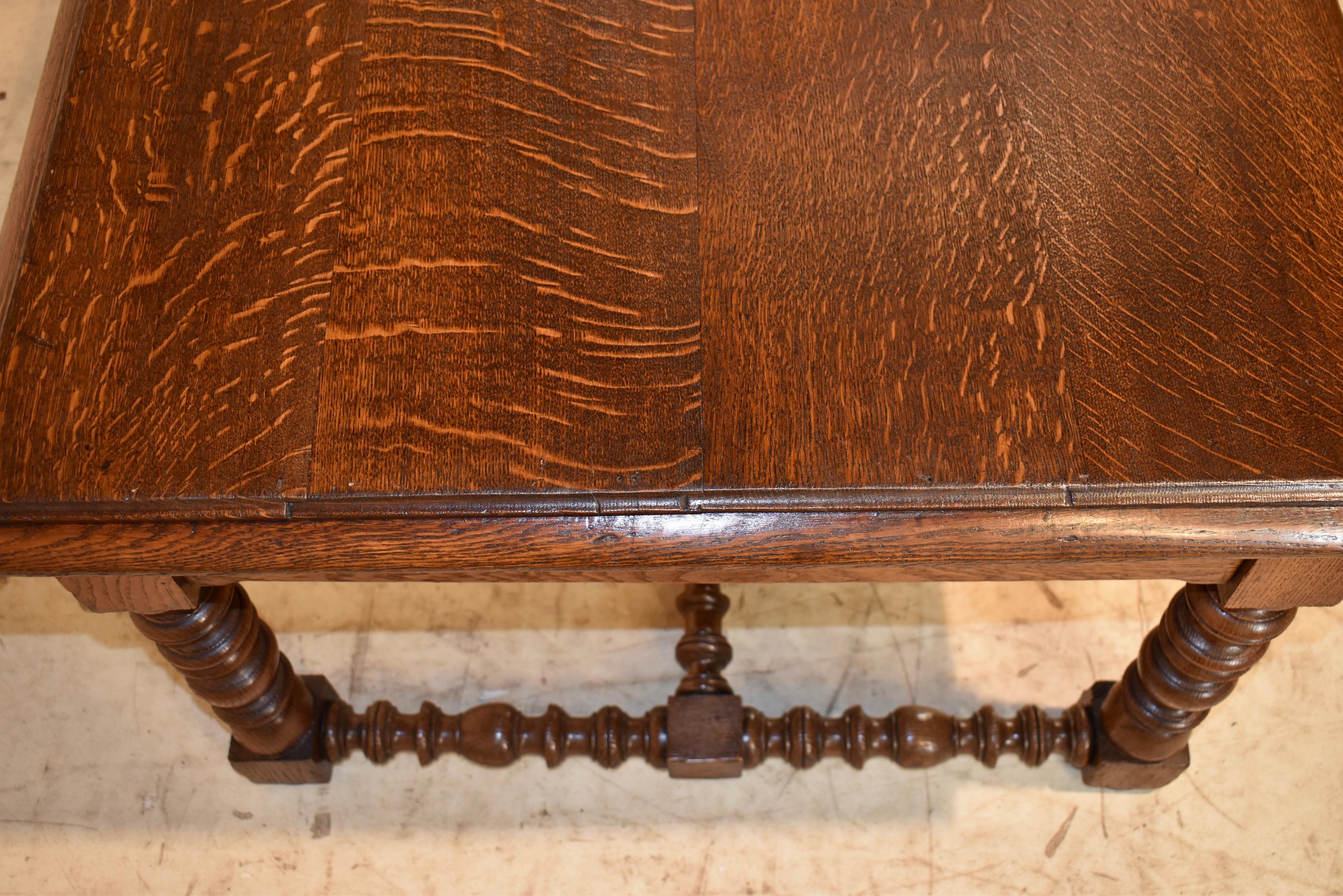 19th Century French Oak Coffee Table For Sale 5