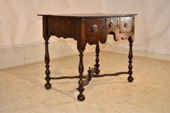 17th Century English Oak Lowboy