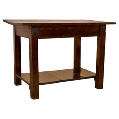 Circa 1910 American Walnut Work Table