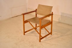 Mid-Century Folding Canvas Director's Chair