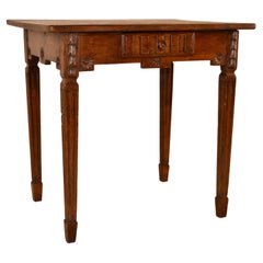 19th Century French Oak Side Table