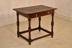 PERIOD Charles I Oak Side Table from England