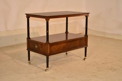 Tavolino a più ripiani in mogano intarsiato della collezione Beacon Hill, anni '60 circa