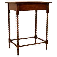 Table d'appoint en Oak Oak de l'époque édouardienne, Angleterre, Circa 1900