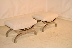 Pair of Hollywood Regency Style Benches, Circa 1960's