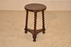 19th Century English Oak Stool