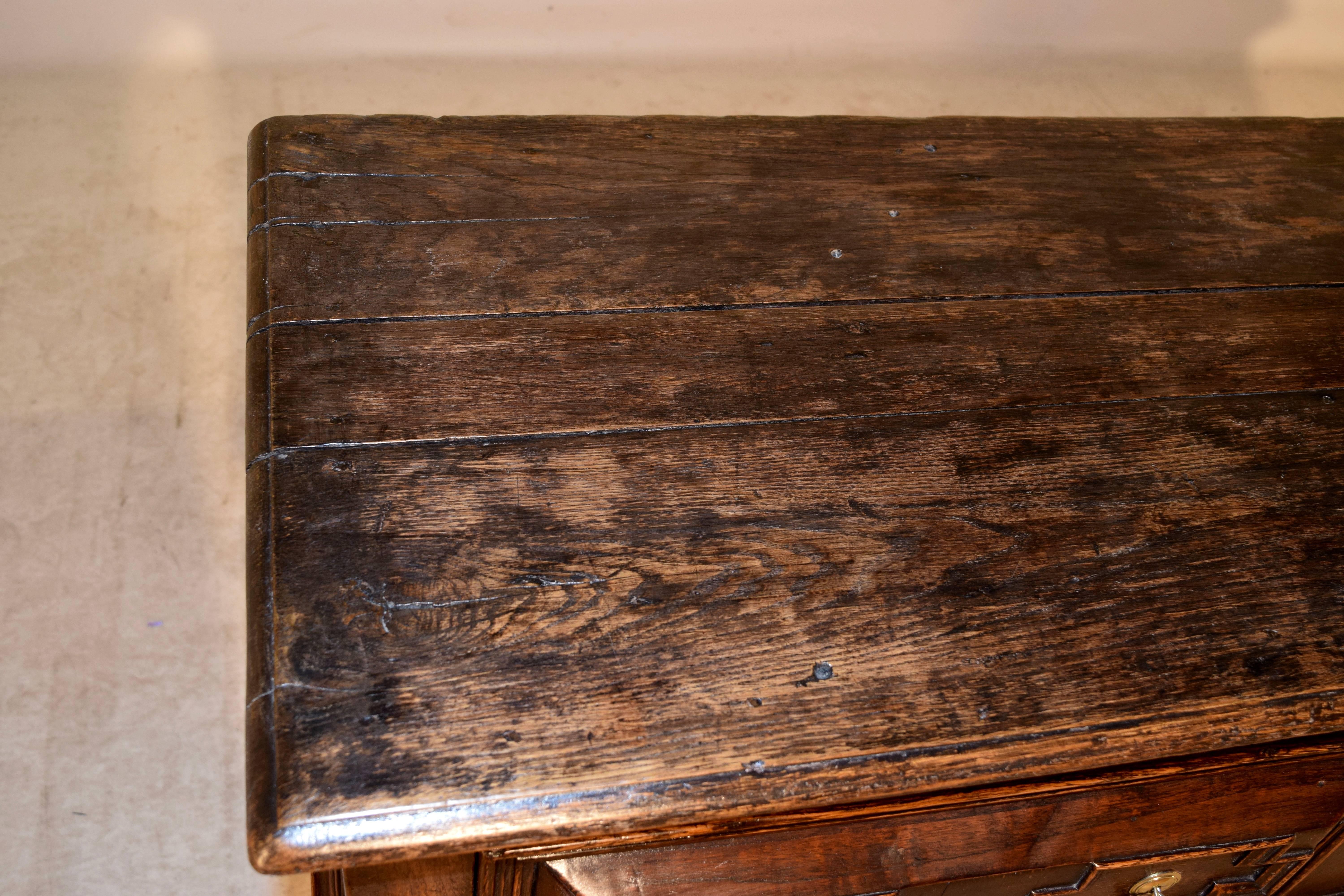 18th Century and Earlier 17th Century English Oak Sideboard