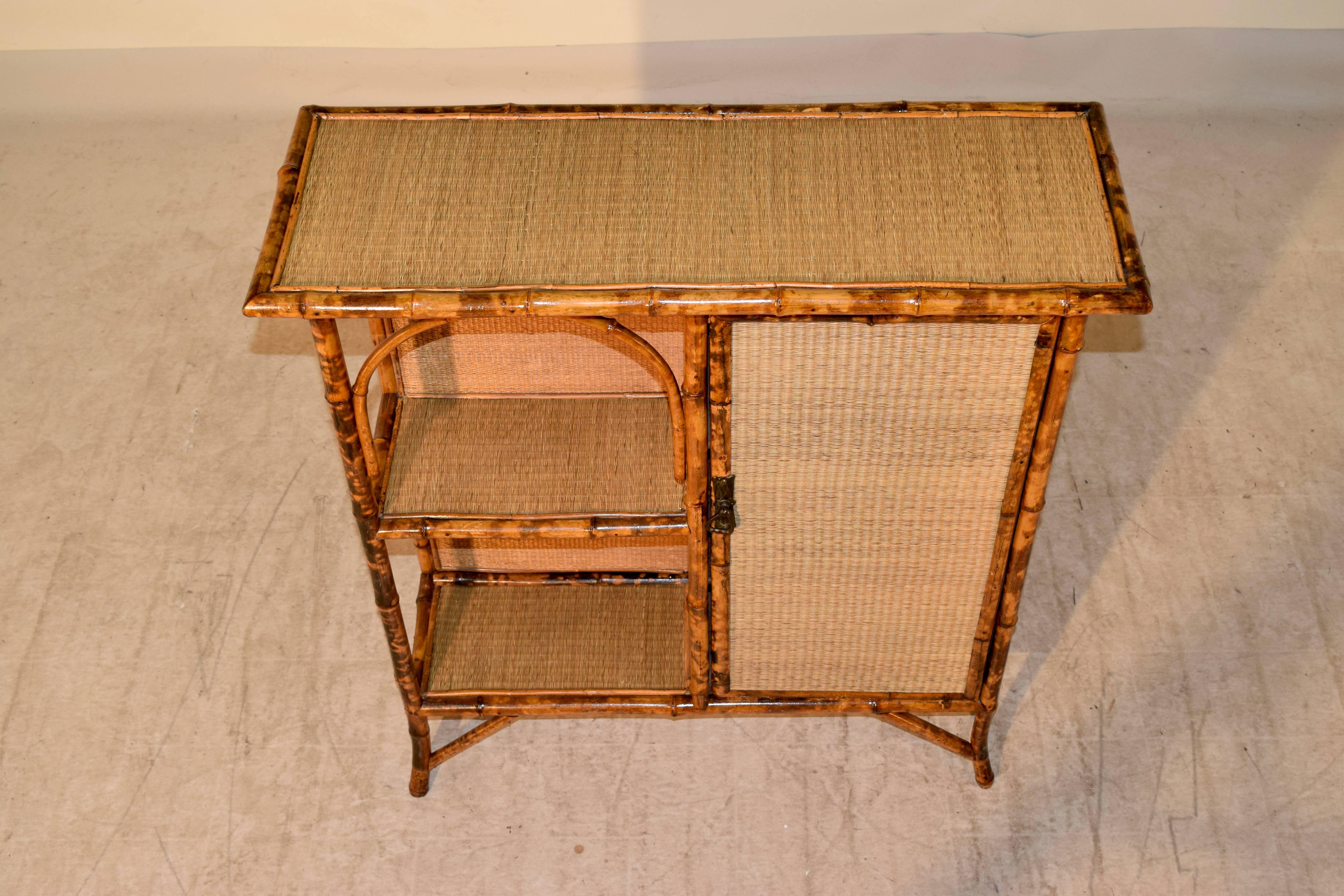 19th Century French Tortoise Bamboo Bookcase 1