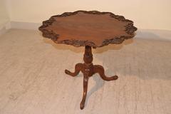 18th Century Irish Tea Table Made from Mahogany