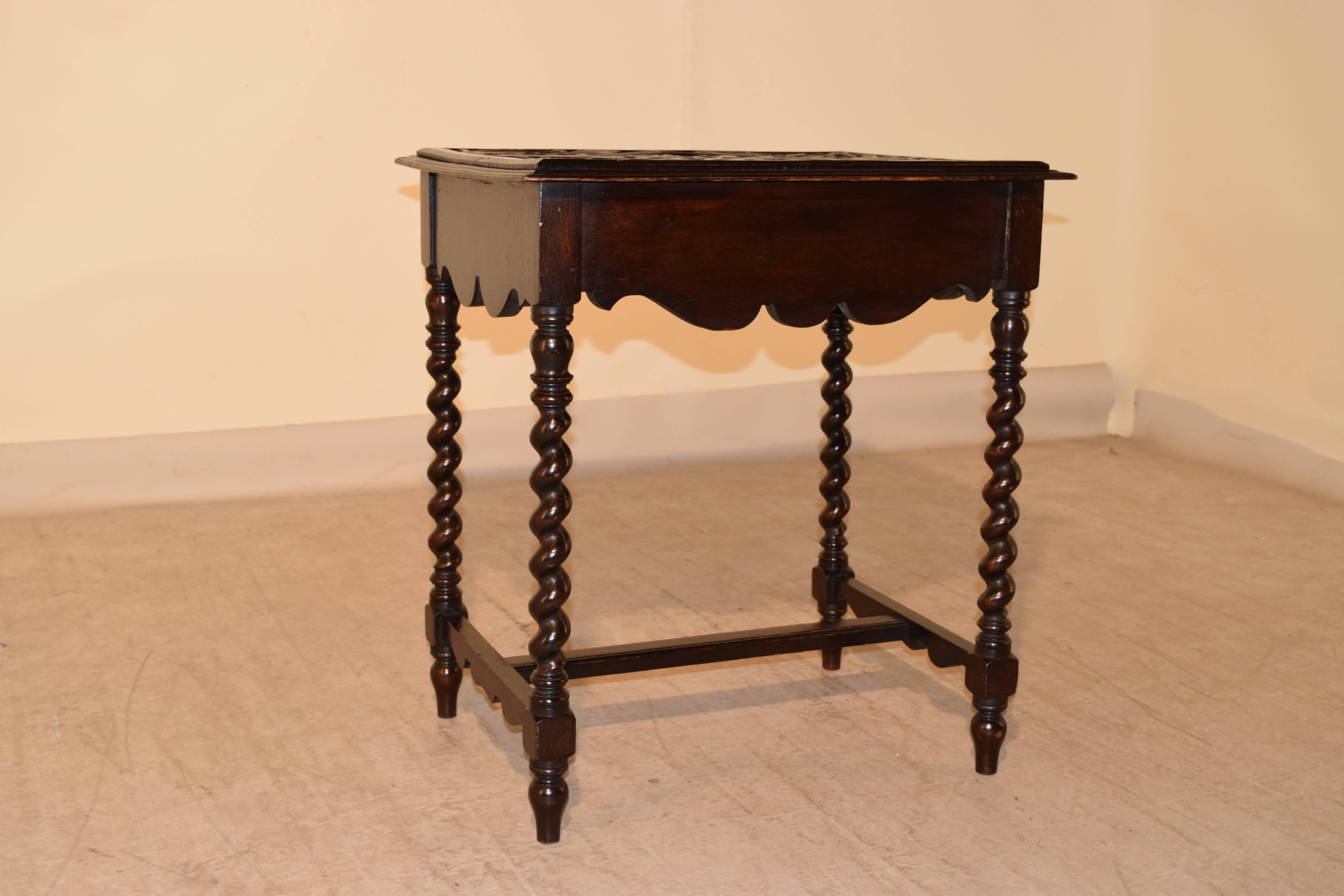 19th Century, English Carved Side Table 3