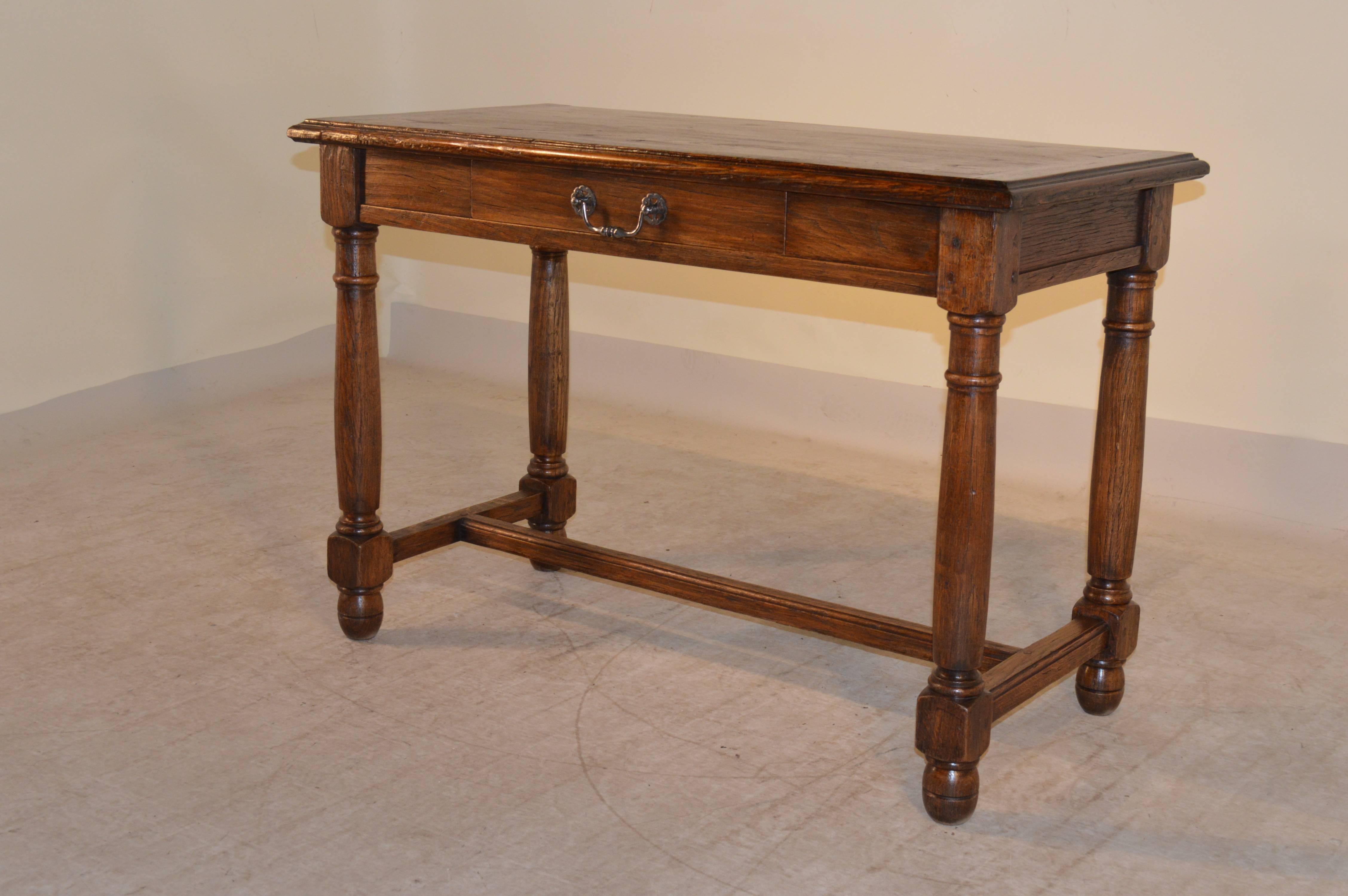 Napoleon III 19th Century French Oak Console Table