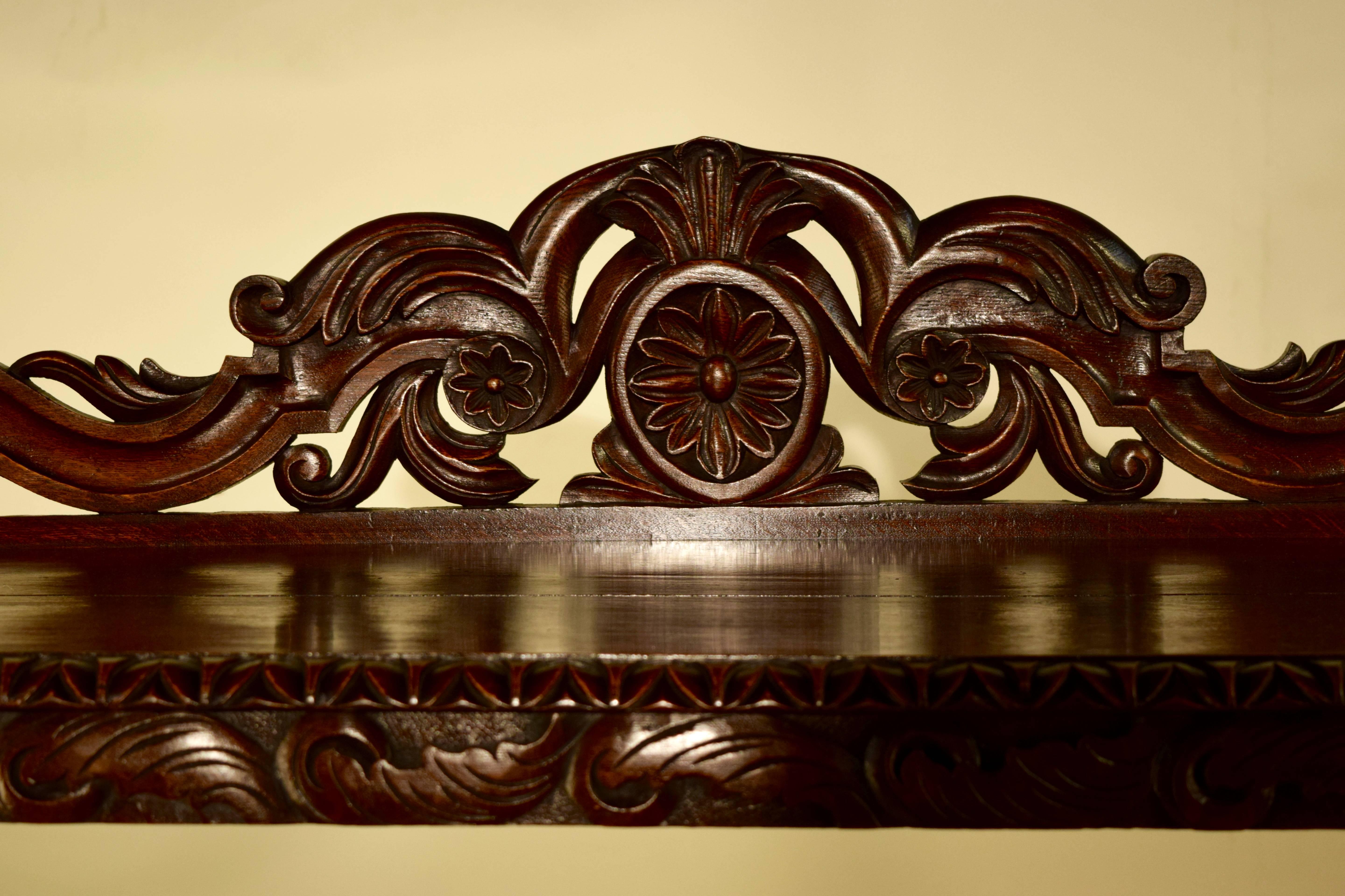 19th Century French Carved Shelf 2