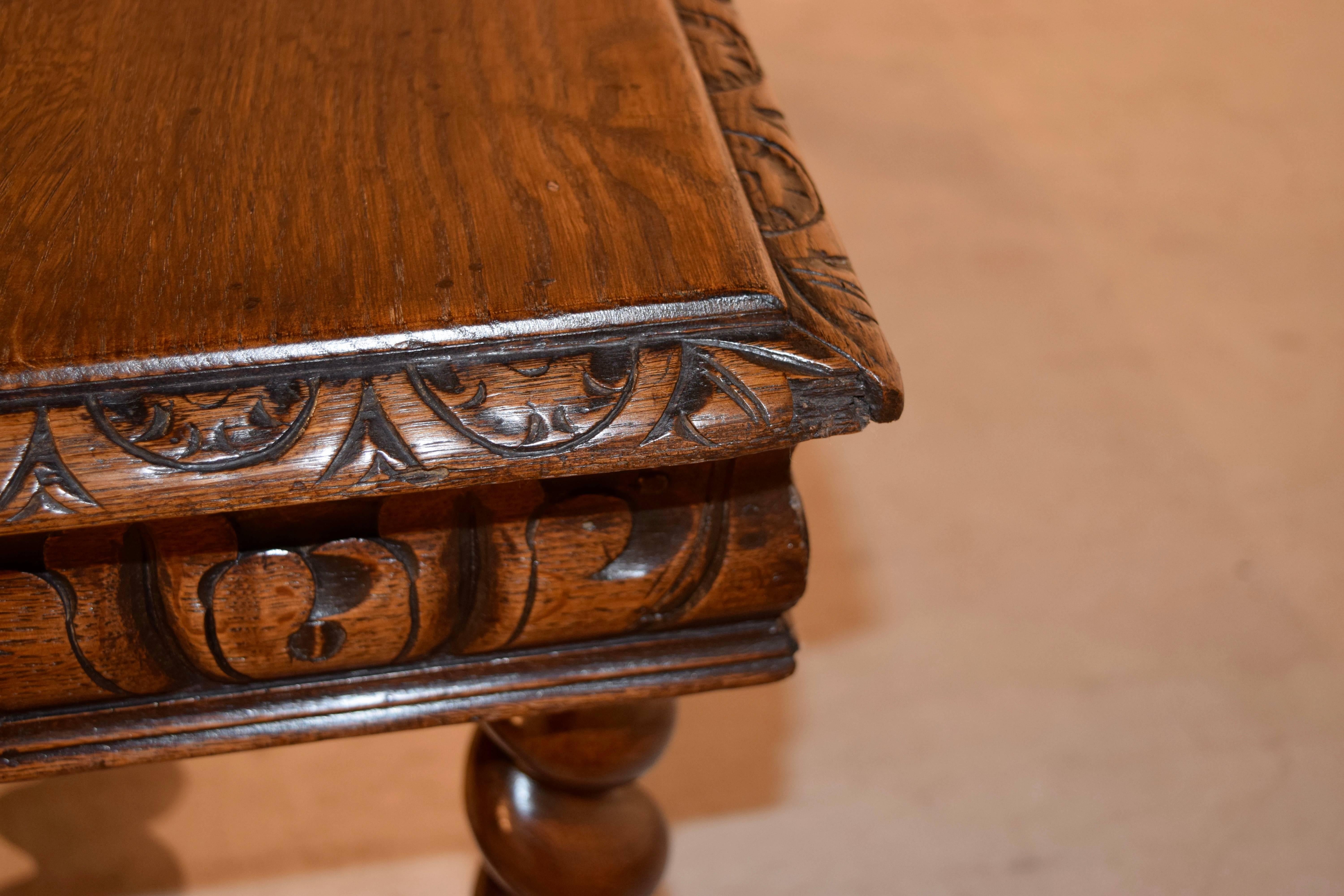 Oak 19th Century French Coffee Table