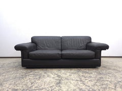 Vintage-Zweisitzer-Sofa „de Sede DS-68“ aus braunem Leder