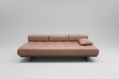Lit de jour De Sede DS-80 en cuir patchwork couleur cognac, Suisse